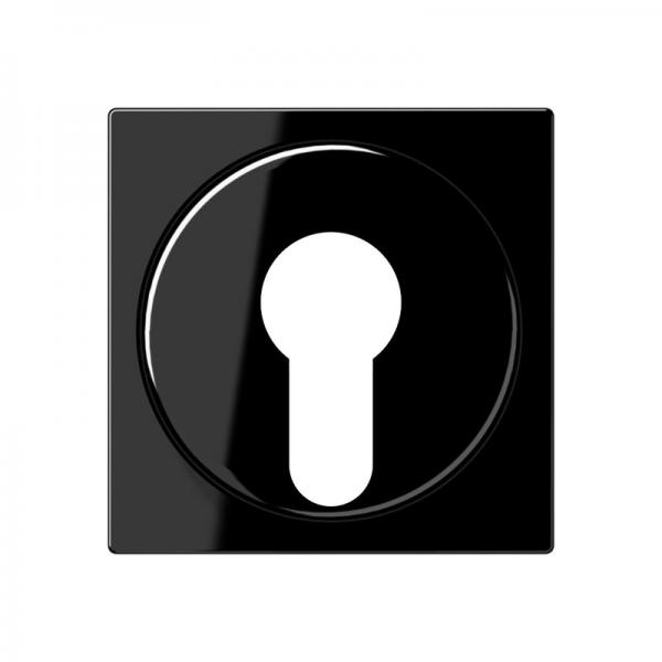 Jung A500 Abdeckung Schluesselschalter Schwarz A528PLSW