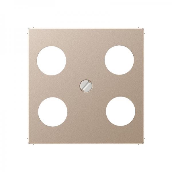 Jung A500 SAT-Adeckung 4loch Champagner A561-4SAT1CH