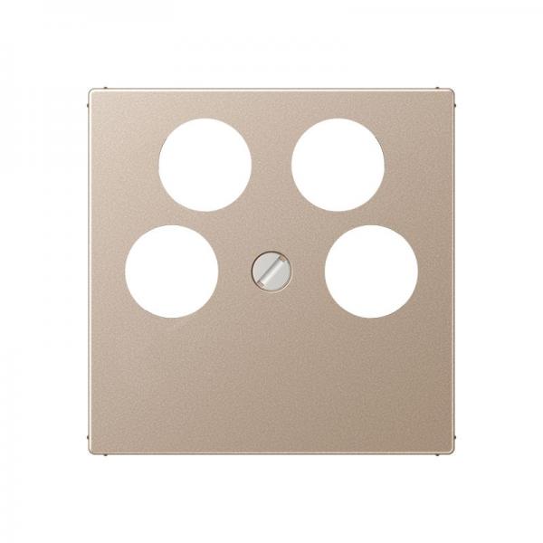Jung A500 SAT-Adeckung 4loch Champagner A561-4SAT2CH
