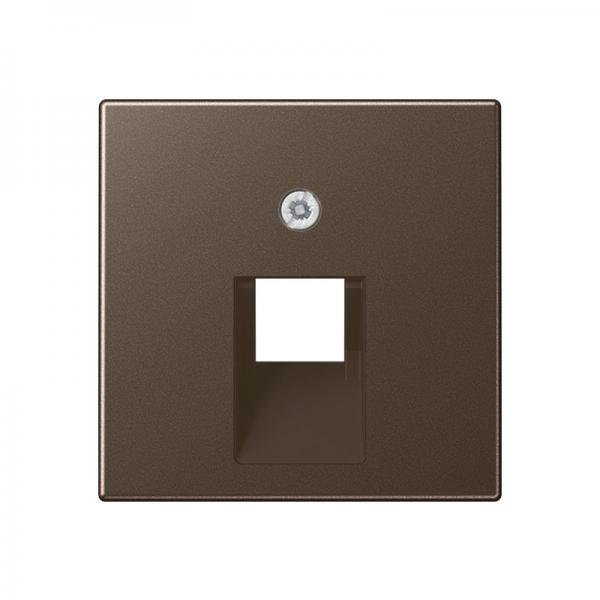 Jung A500 UAE/ISDN Abdeckung 1fach Mokka A569-1PLUAMO