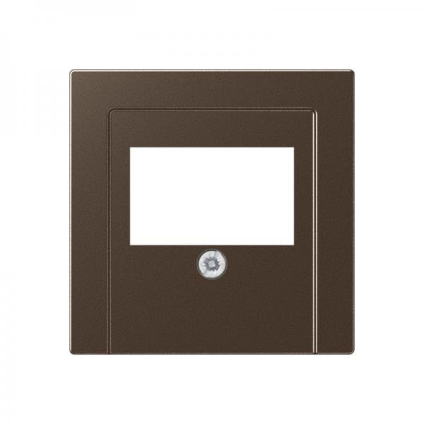 Jung A500 TAE/LS-Abdeckung Mokka A569PLTMO