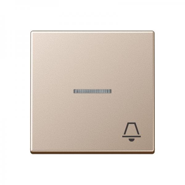 Jung A500 Kontroll Wippe mit Symbol Klingel Champagner A590KO5KCH