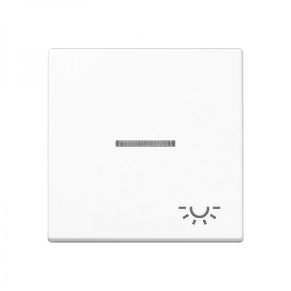 Jung AS500 Kontroll Wippe mit Symbol Licht Alpinweiß A590KO5LWW