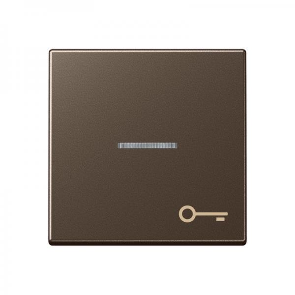 Jung A500 Kontroll Wippe mit Symbol Tuer Mokka A590KO5TMO