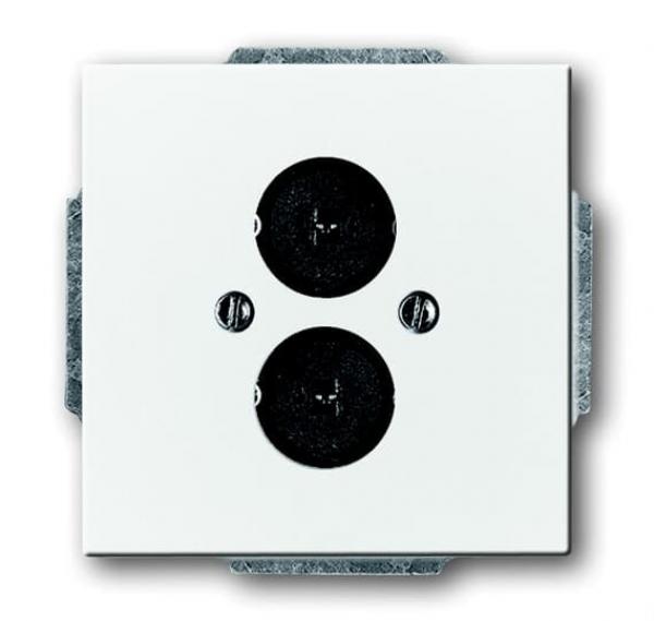 B+J future linear, Lautsprecher-Steckverbinder, studioweiß 1751-84