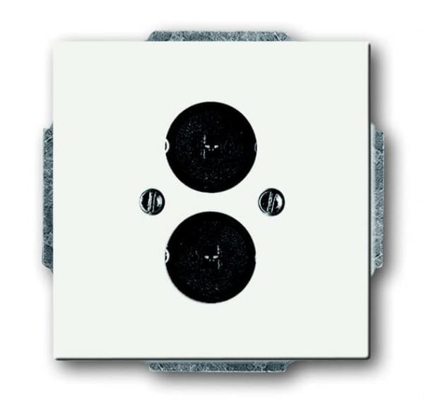 B+J future® linear, Lautsprecher-Steckverbinder, studioweiß matt 1751-884