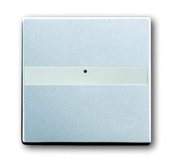 B+J future® linear, Kontroll Wippe mit Beschriftungsfeld, alusilber 1764NLI-83