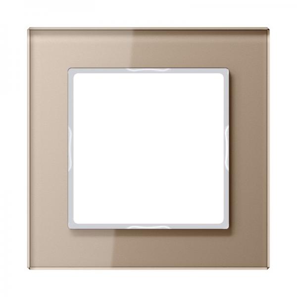 Jung A500 creation Rahmen 1fach Glas Champagner AC581GLCH