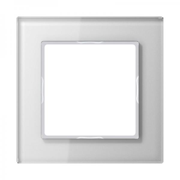 Jung A500 creation Rahmen 1fach Glas Weiß AC581GLWW