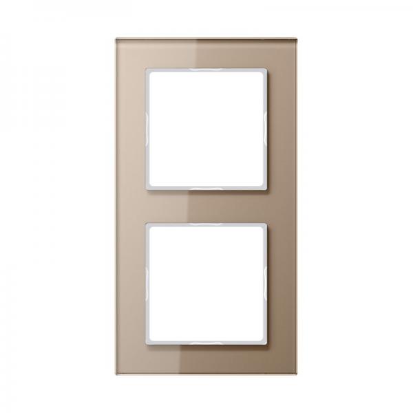 Jung A500 creation Rahmen 2fach Glas Champagner AC582GLCH