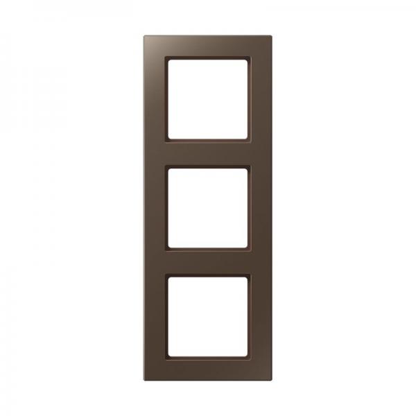 Jung A500 creation Rahmen 3fach Mokka AC583MO