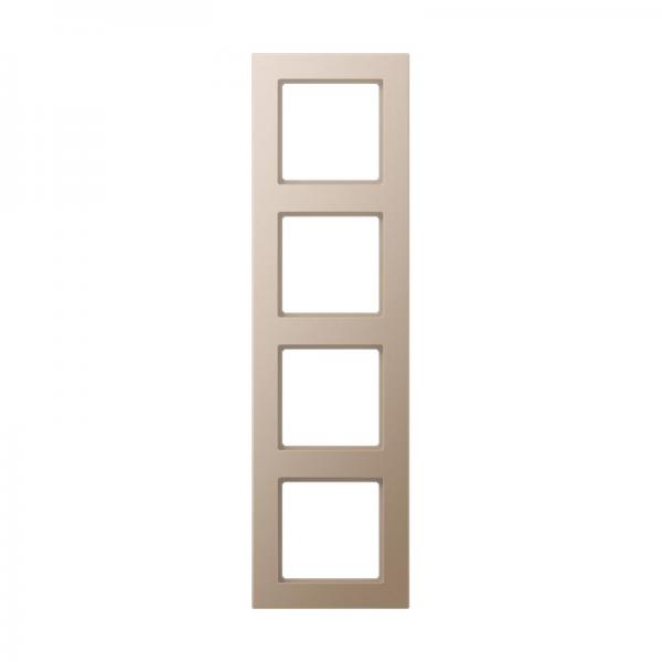 Jung A500 creation Rahmen 4fach Champagner AC584CH