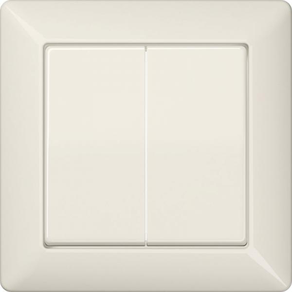 Jung AS500 Serien Wippe mit Vollplatte Weiß AS590-5