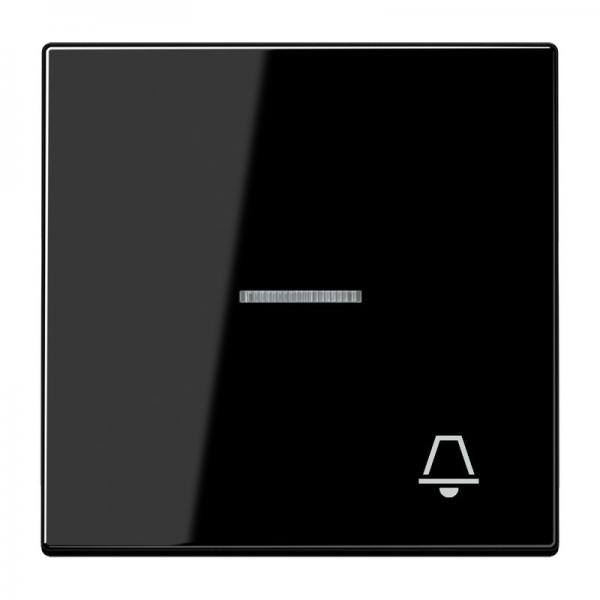 Jung LS990 Kontroll Wippe mit Symbol Klingel Schwarz LS990KO5KSW