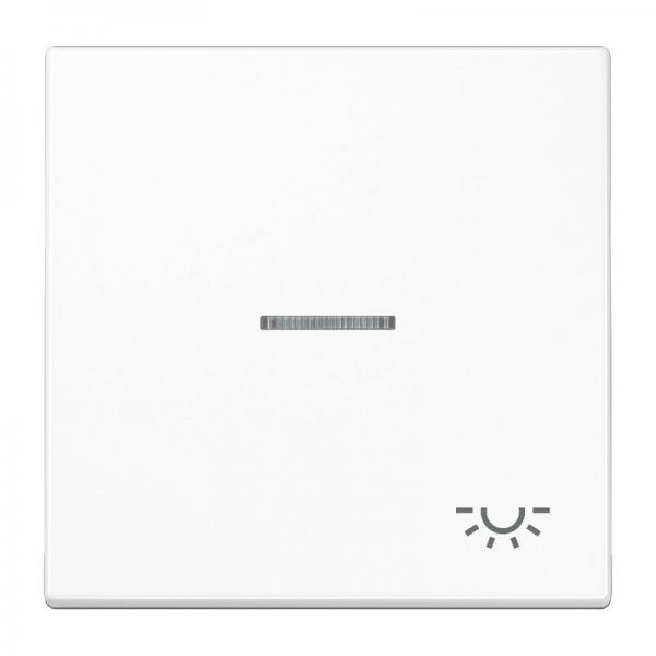Jung LS990 Kontroll Wippe mit Symbol Licht Alpinweiß LS990KO5LWW