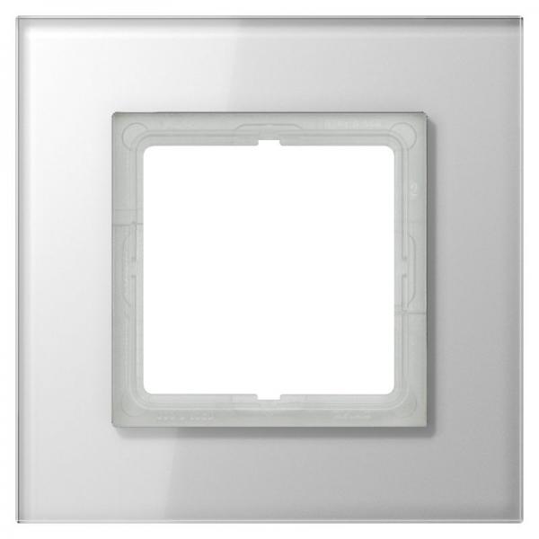 Jung LS plus Rahmen 1fach Glas Alpinweiß LSP981GLWW
