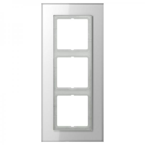 Jung LS plus Rahmen 3fach Glas Alpinweiß LSP983GLWW
