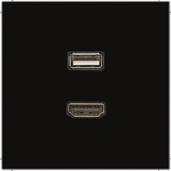 Jung Mediaanschluss MALS1163SW