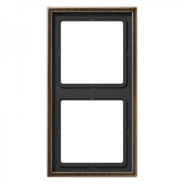 Jung LS990 Rahmen 2fach Messing Antik ME2982AT