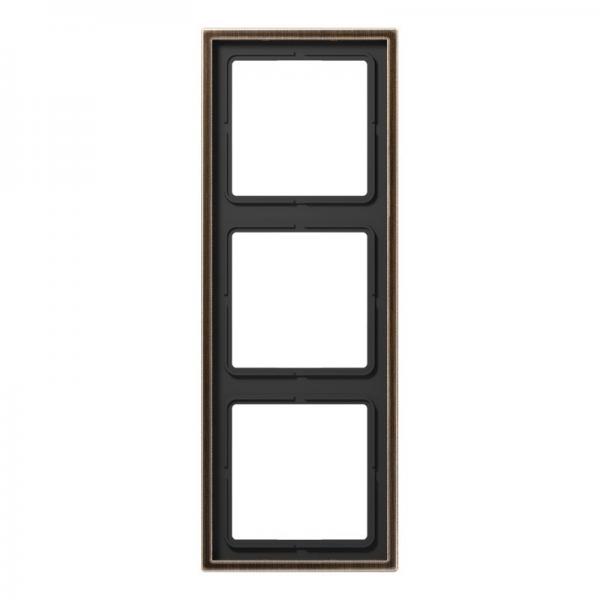 Jung LS990 Rahmen 3fach Messing Antik ME2983AT