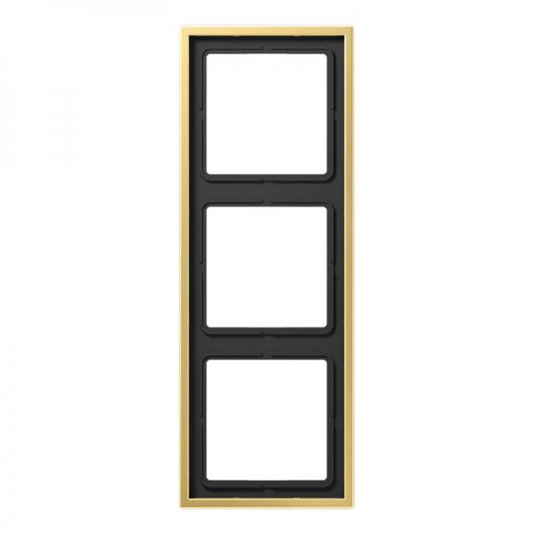 Jung LS990 Rahmen 3fach Messing Classic ME2983C