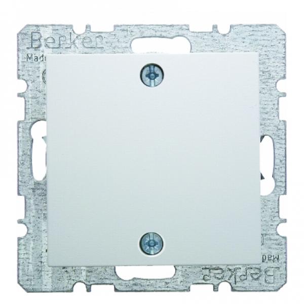 Berker S.1/B.3/B.7 Blindverschluss mit Abdeckung polarwei§, matt 10091919