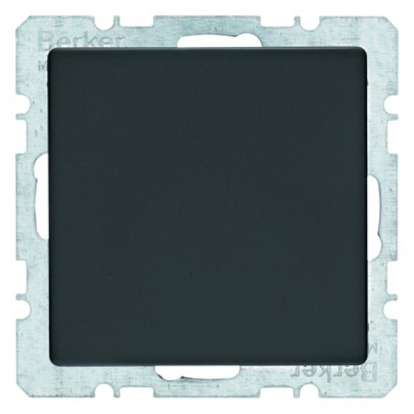 Berker Q.1/Q.3 Blindplatte anthrazit, samt 10096086