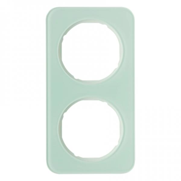 Berker R.1 Rahmen 2-Fach Glas, polarwei§ 10122109