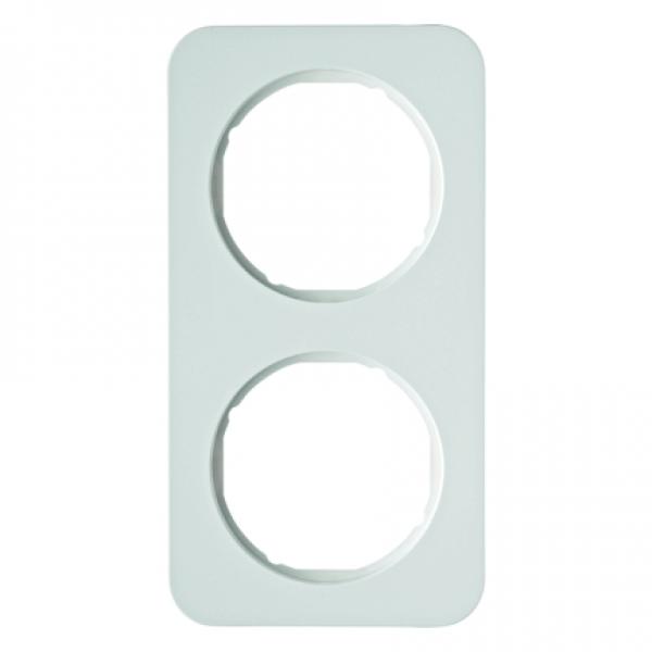 Berker R.1 Rahmen 2-Fach polarwei§, gl_nzend 10122189