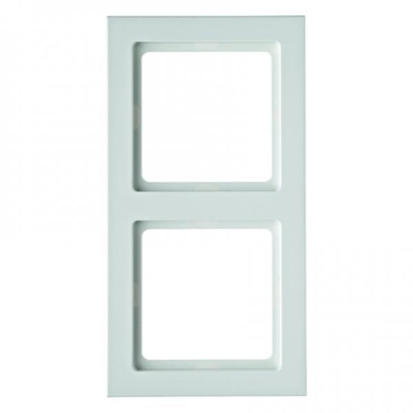 Berker Q.3 Rahmen 2-Fach polarweiß, samt 10126099