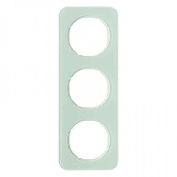 Berker R.1 Rahmen 3-Fach Glas, polarwei§ 10132109