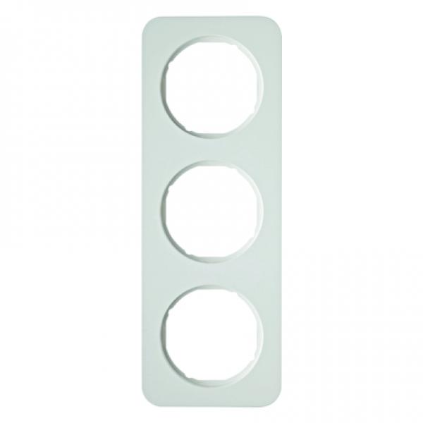 Berker R.1 Rahmen 3-Fach polarwei§, gl_nzend 10132189