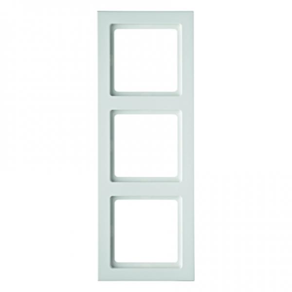 Berker Q.3 Rahmen 3-Fach polarweiß, samt 10136099