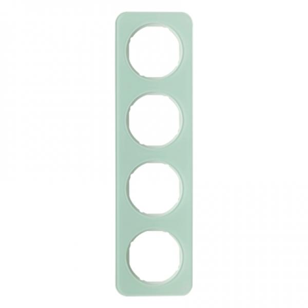 Berker R.1 Rahmen 4-Fach Glas, polarwei§ 10142109
