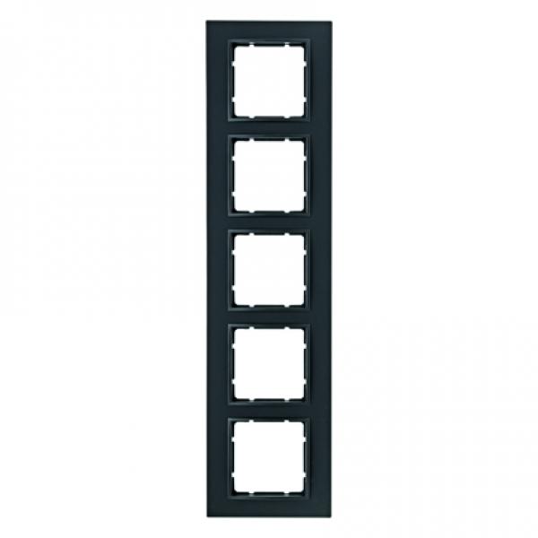 Berker B.7 Rahmen 5-Fach anthrazit, matt 10156626
