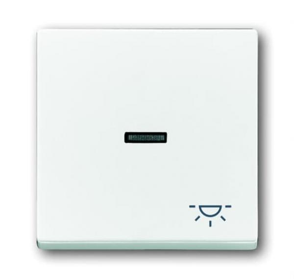 B+J future linear, Wippe mit Symbol "Licht", studioweiß 1789LI-84