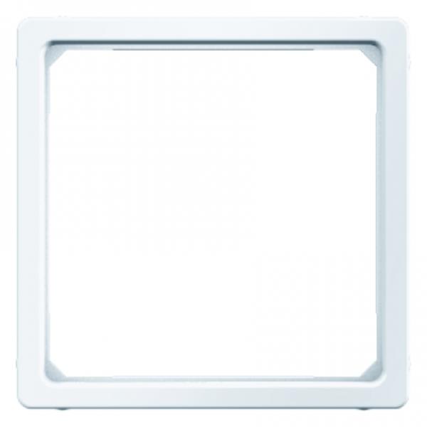 Berker Q.1/Q.3 Passring  50 x 50 mm  polarweiß, samt 11096079