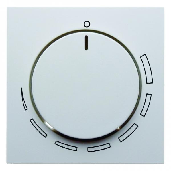 Berker S.1/B.3/B.7 Abdeckung m. Regulierknopf  Drehzahlsteller polarwei§, matt 11371929