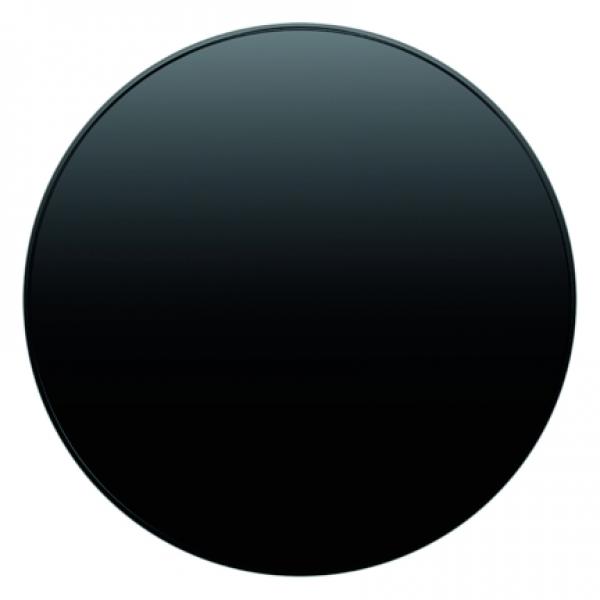 Berker R.1/R.3 Abdeckung Regulierknopf für Drehdimmer schwarz, glänzend 11372045