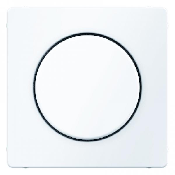 Berker Q.1/Q.3 Abdeckung Drehdimmer polarweiß, samt 11376089