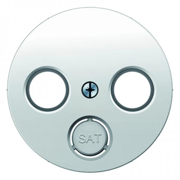 Berker R.1/R.3/R.classic Sat Abdeckung 3loch polarweiß, glänzend 12032089