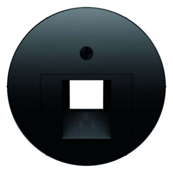 Berker R.1/R.3/R.classic UAE Abdeckung 1Fach schwarz, glänzend 14072045