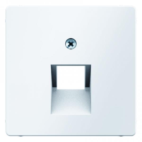 Berker Q.1/Q.3 UAE Abdeckung 1Fach polarweiß, samt 14076089