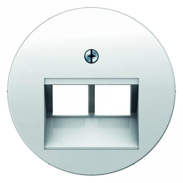 Berker R.1/R.3/R.classic UAE Abdeckung 2Fach polarweiß, glänzend 14092089