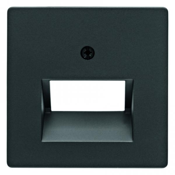 Berker Q.1/Q.3 UAE Abdeckung 2Fach anthrazit, samt 14096086