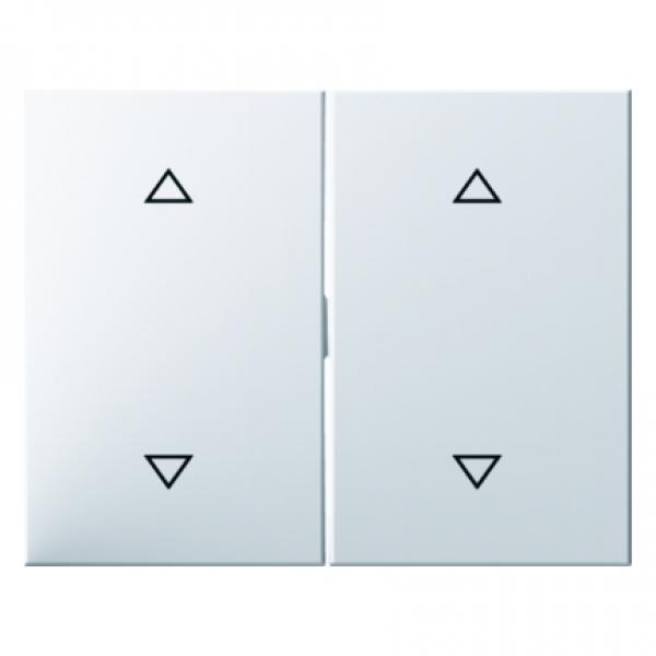 Berker K.1 Jalousie Wippe 4Fach polarwei§, gl_nzend 14357209