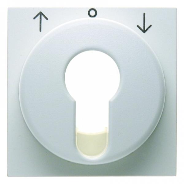 Berker S.1/B.3/B.7 Abdeckung SchlŸsselschalter polarwei§, matt 15061909