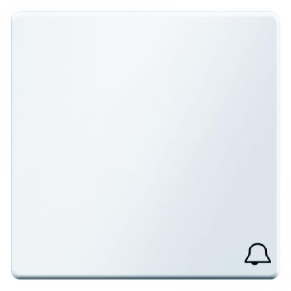 Berker Q.1/Q.3 Wippe+Symbol Klingel polarweiß, samt 16206059
