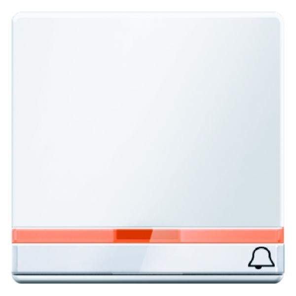 Berker Q.1/Q.3 Kontrl.Wippe+Symbol Klingel+ Beschriftungsfeld polarweiß, samt 16286079