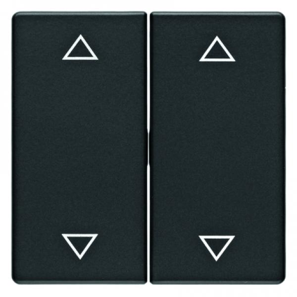 Berker Q.1/Q.3 Jalousie Wippe 4Fach anthrazit, samt 16446086